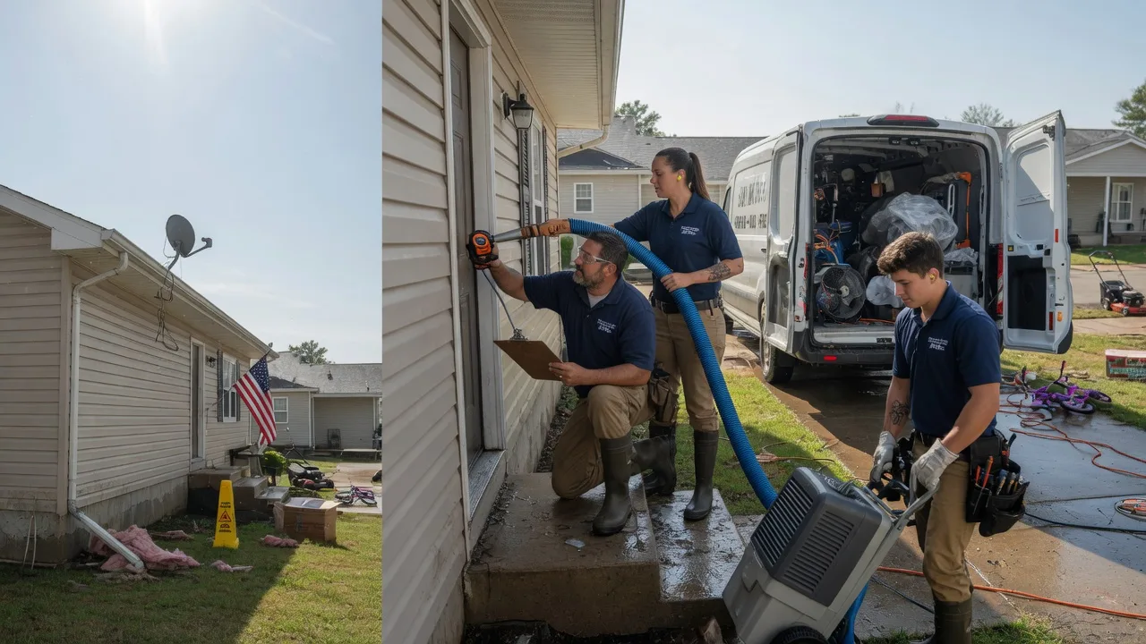 Ceiling Water Damage Restoration in Missouri City, MO near me
